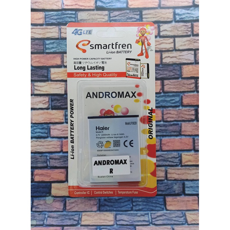 BATTERY ORIGINAL BATERAI ANDROMAX R