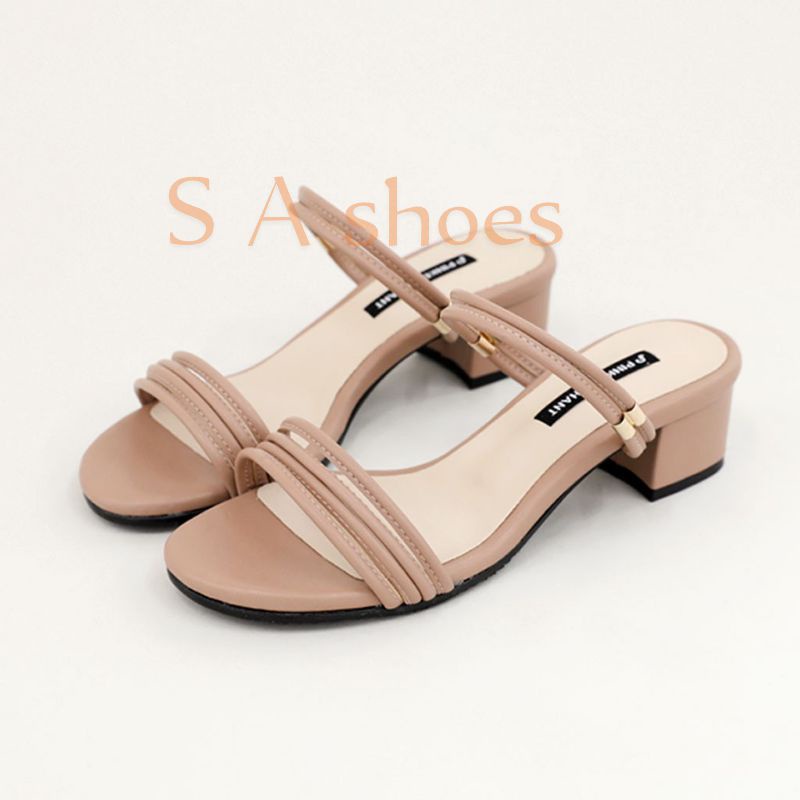 Sandal wanita hak tahu 3cm SA95