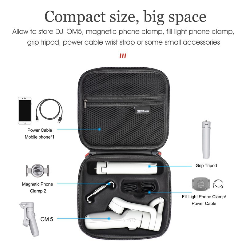 STARTRC Portable Carrying Shoulder Bag Storage Case DJI OM5