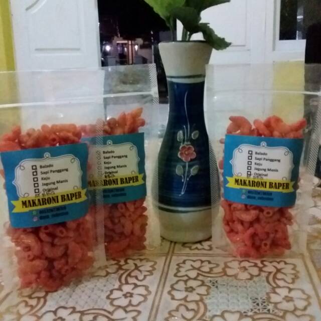 

MAKARONI BAPER RASA BBQ isi 100gr