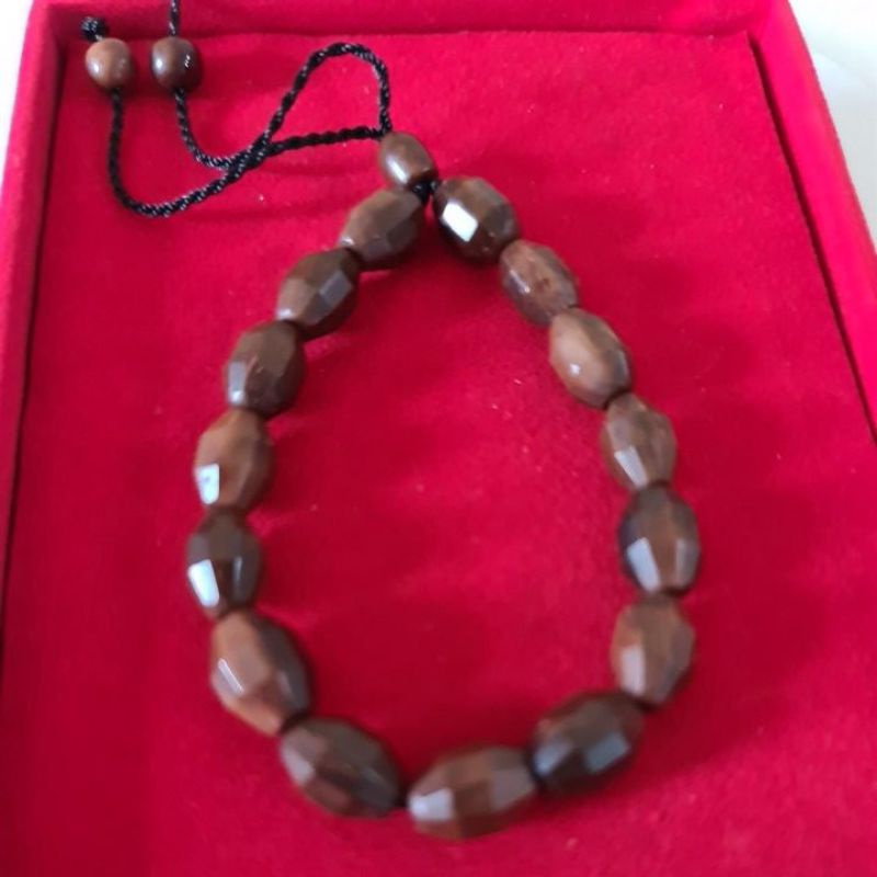Gelang kokka kaukah  gelang motif oval cuting/  kristal gelang coklat kating gelang kokka pria dan w
