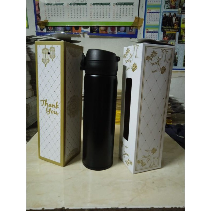 KEMASAN PAPER BOX SOUVENIR TERMOS/BOTOL