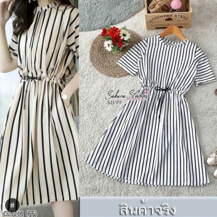 FWG - DRESS MINORI / DRESS WANITA TERBARU 2023 / DRESS KOREA WANITA / DRESS WANITA SALUR / DRESS