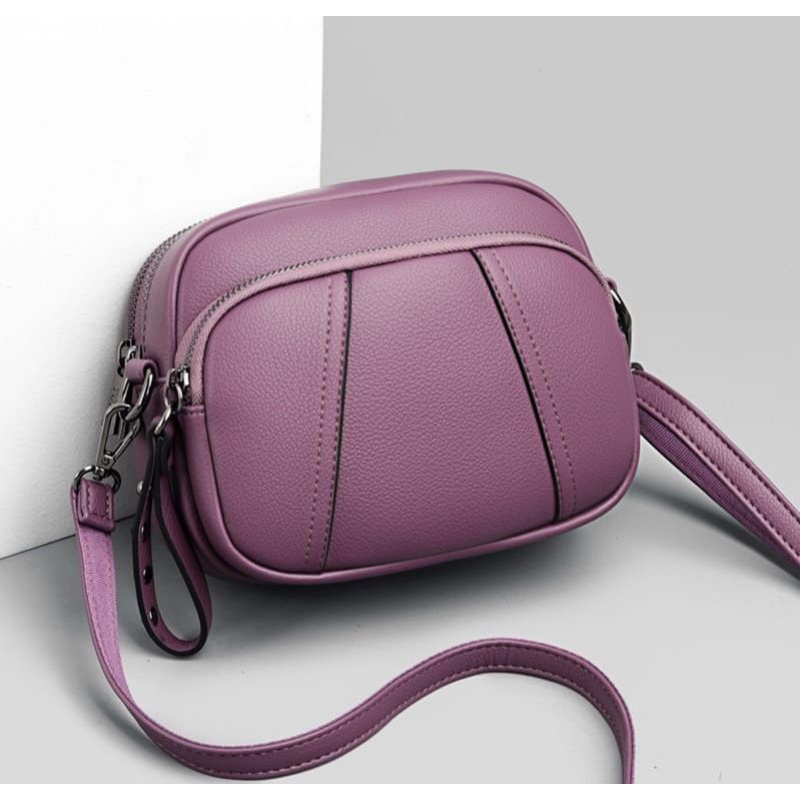 termurah/terlaris/terbaru/tas selempang wanita kulit sintetis 0383