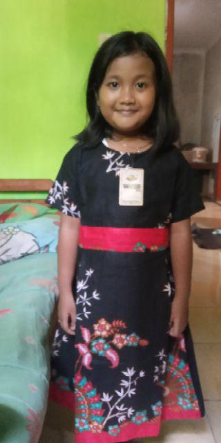 Atasan Dress Batik Anak Usia 2 - 10 Tahun