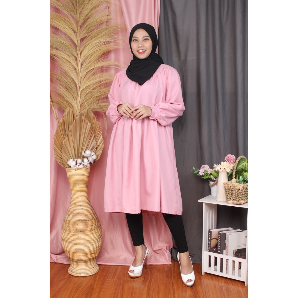 RX Fashion - Helmia midi dress / Helmia Long Tunik / DRESS NERRA- BN