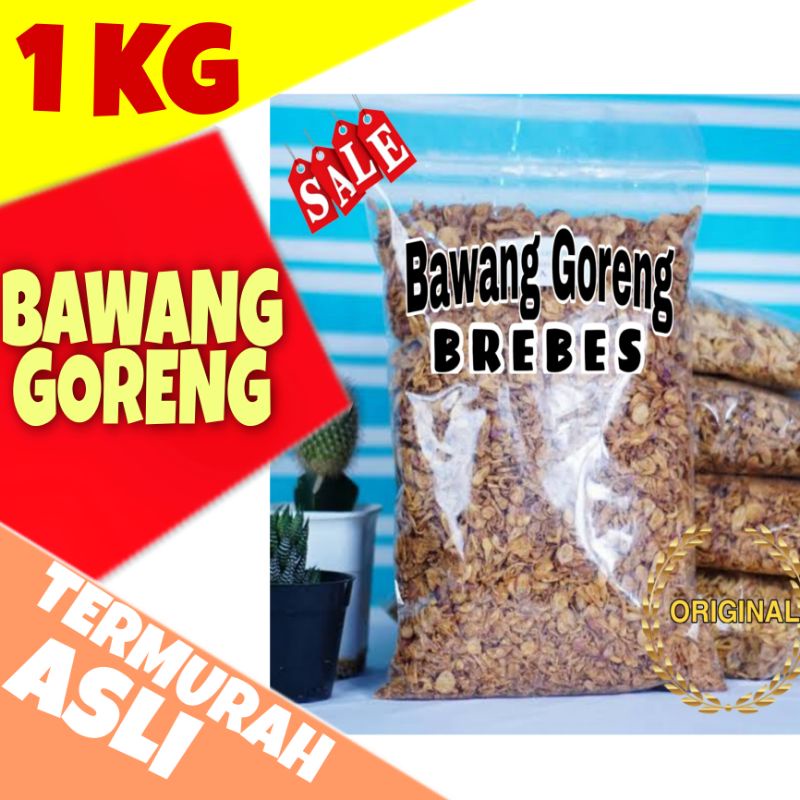 

1Kg Bawang Goreng Premium Asli / Bawang Merah Goreng / Bawang Goreng Sumenep / Bawang Goreng Brebes