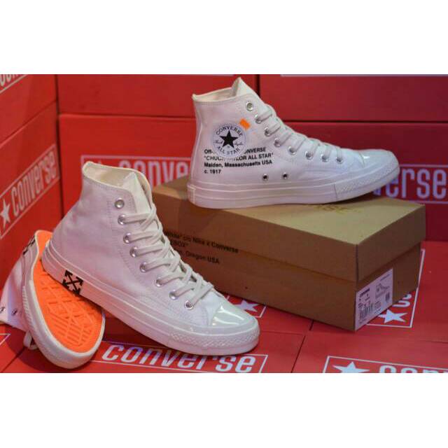 COD Sepatu Converse Tinggi Off White 70s Original 37-43