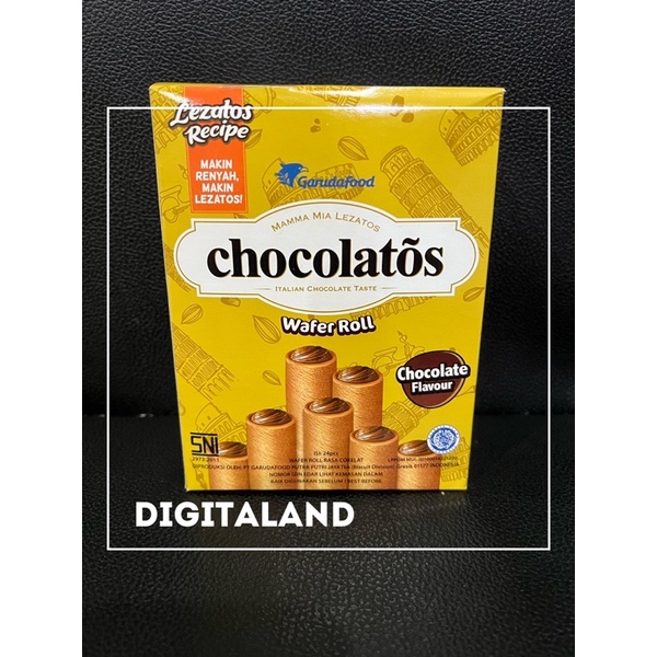 

Chocolatos Wafer Roll Kecil Chocolate Flavour isi 24