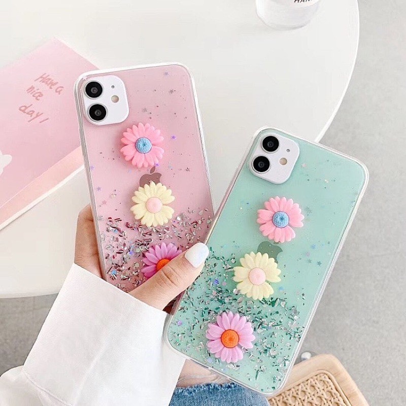 Flower 3D Vol 2 Case Samsung A13 A53 A32 A23 A13 A52 A52 A72 A11 A22 A02 A03 Core A51 A71 A80 A70 A50 A12 A02s