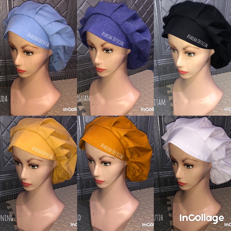 ✅Hairnet Topi Kain (Bisa Dicuci)