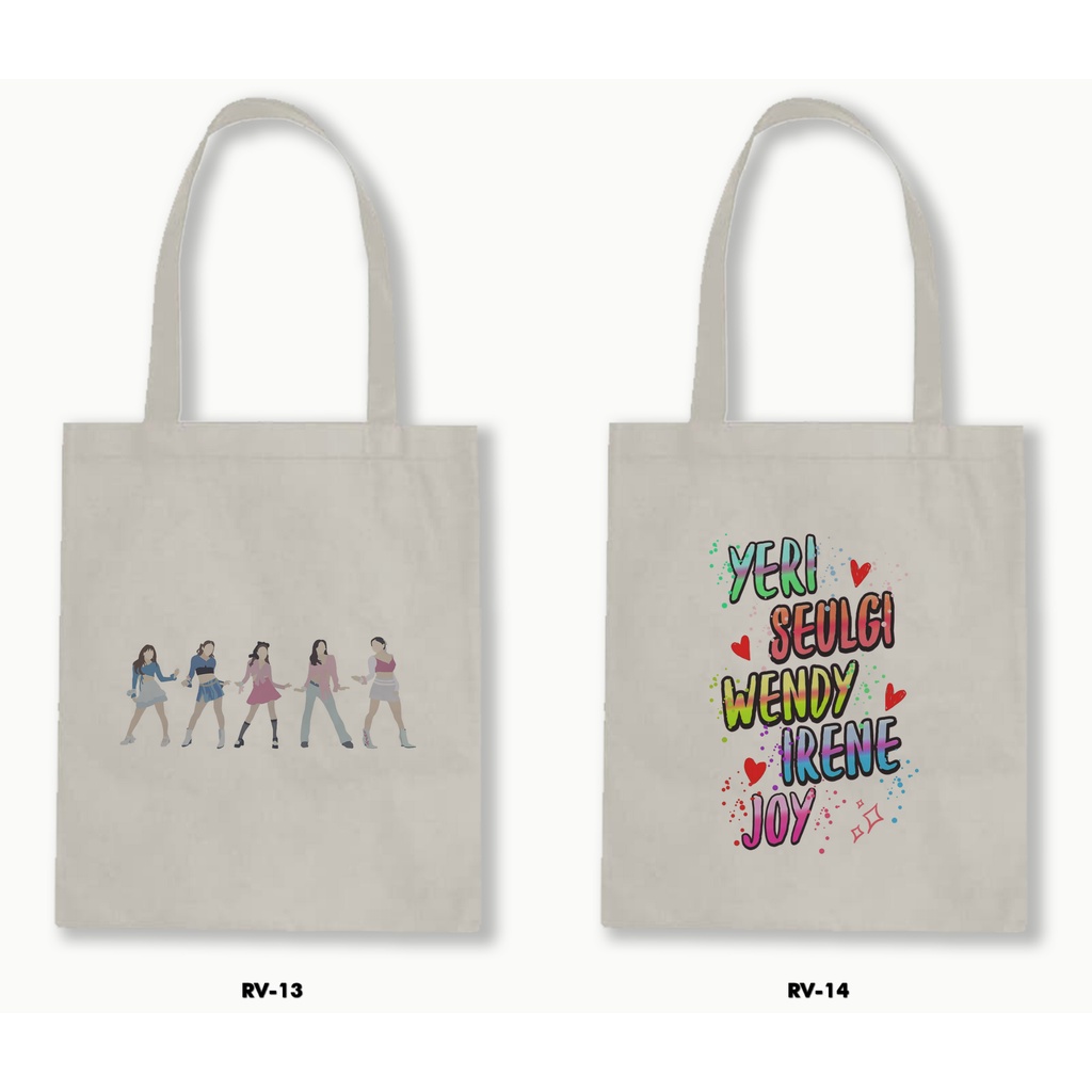 TOTE BAG BLACU - RED VELVET 1