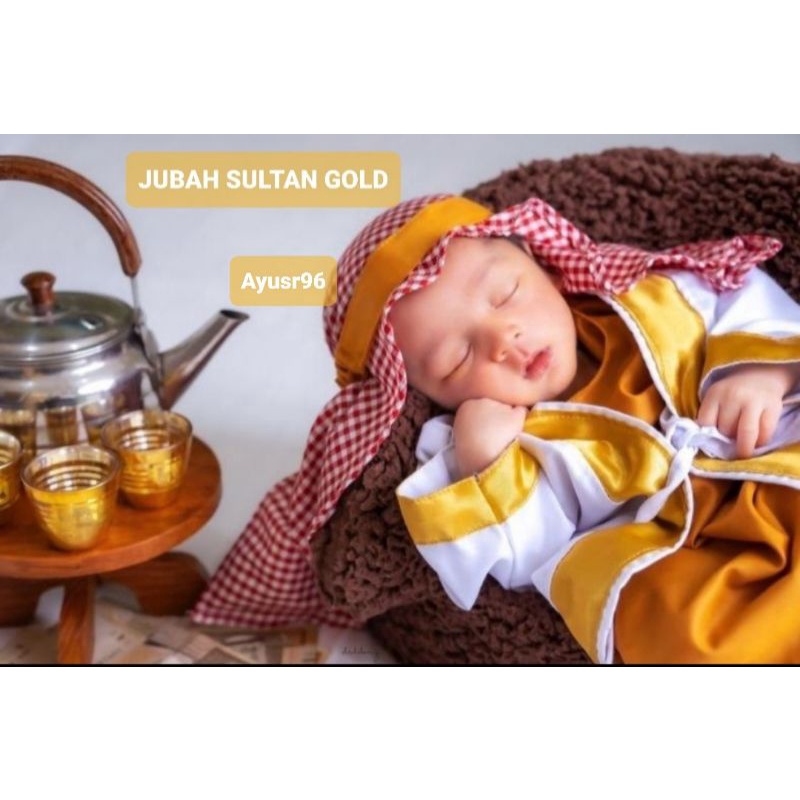 JUBAH ASYKAR NEWBORN/BAYI/ANAK/JUBAH ARAB/KOSTUM