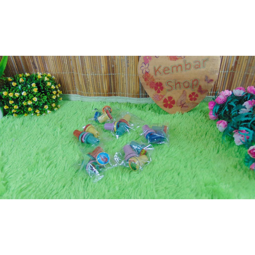 

3STAMP Paket Hemat 3pcs Stempel Stamp Cap Capan Karakter Kartun Motif Random Mainan Anak