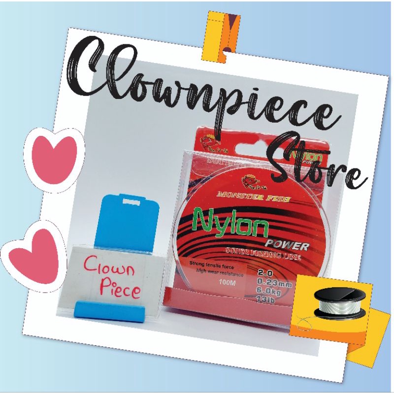 Senar Nylon Power / Senar Monster Fish Nylon Power / Senar Pancing Nylon Power / Senar Pancing Monst