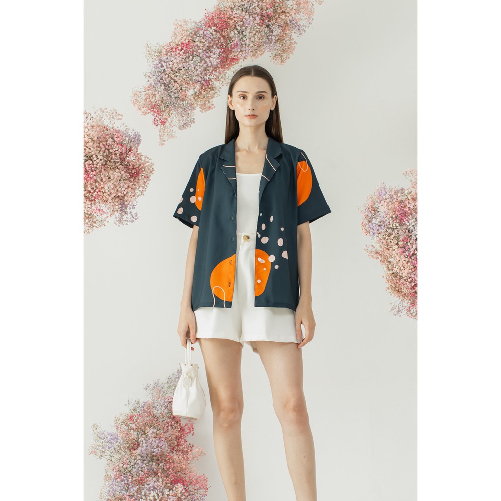 [NEW] OUDRE MIDO SHIRT IN NAVY