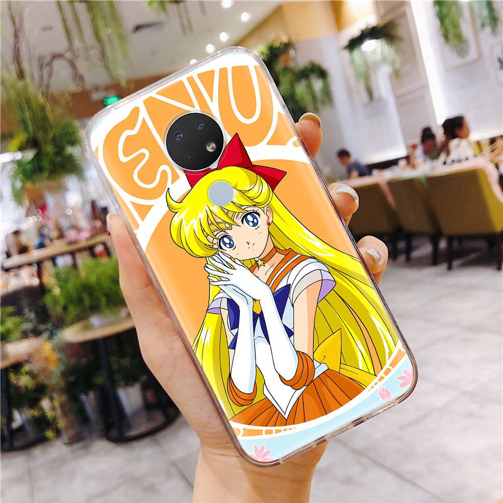 Soft Case Transparan Motif Sailor Moon Untuk Samsung S20 Fe A11 Ultra A21 A21S A31 A51 A71 M40S Plus-4