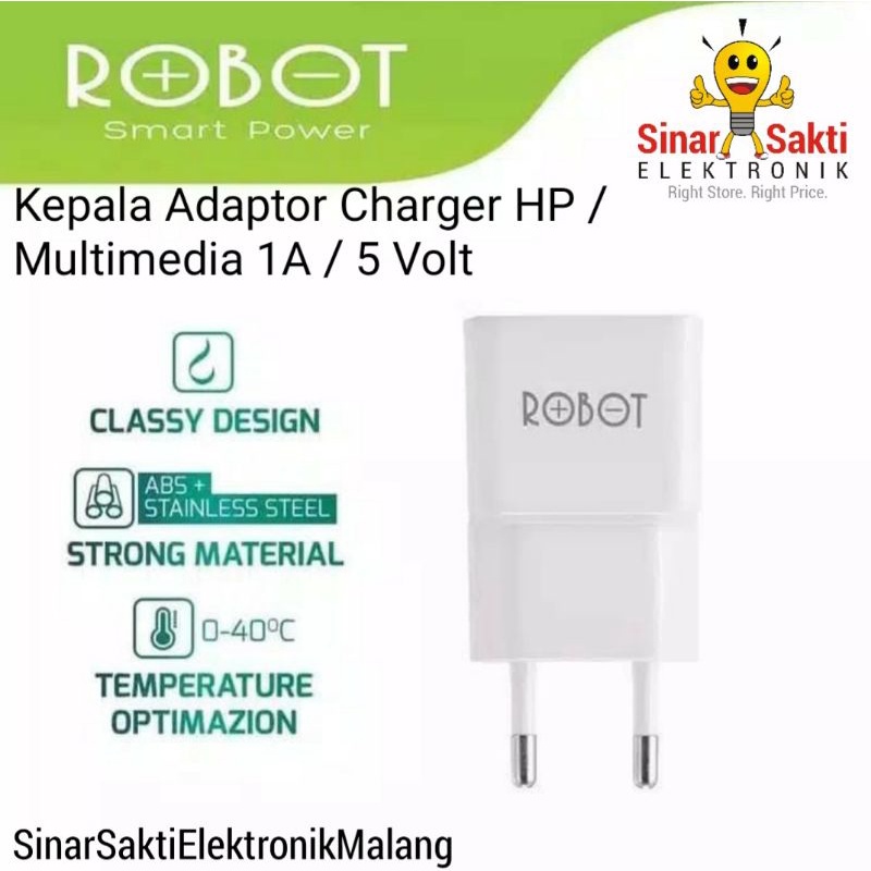 Robot Charger HP Universal Adaptor Kepala Cas Travel Adapter RT K4