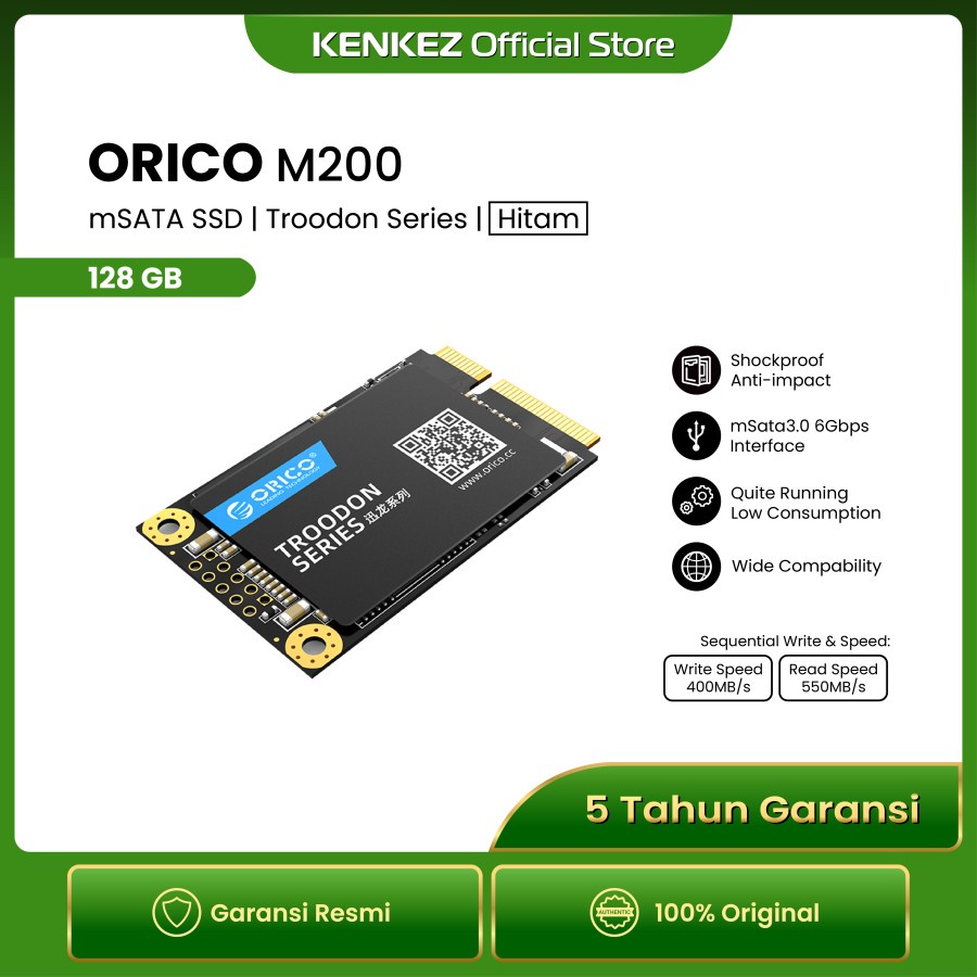 ORICO - M200 - mSATA SSD Troodon Series 128GB