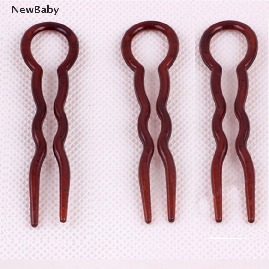 Newbaby Favorite 3 / 1 set Klip Spiral Magic Simple Aksesoris Rambut Wanita