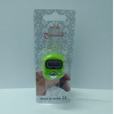 ✧YUKSHOPING✧R031 Alat Hitung Digital Tasbih Digital Elektronik Jari Counter Mini Import MurahCOD-GREEN