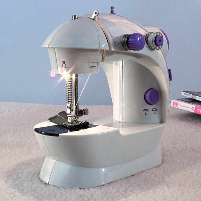 

MINI Portable Sewing machine 202 LAMPU mesin jahit mini staples Alat cgs32