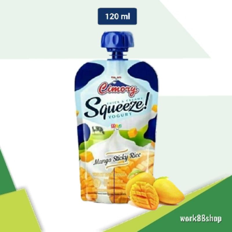 

Cimory Yogurt Squeeze Mango Sticky Rice 120ml