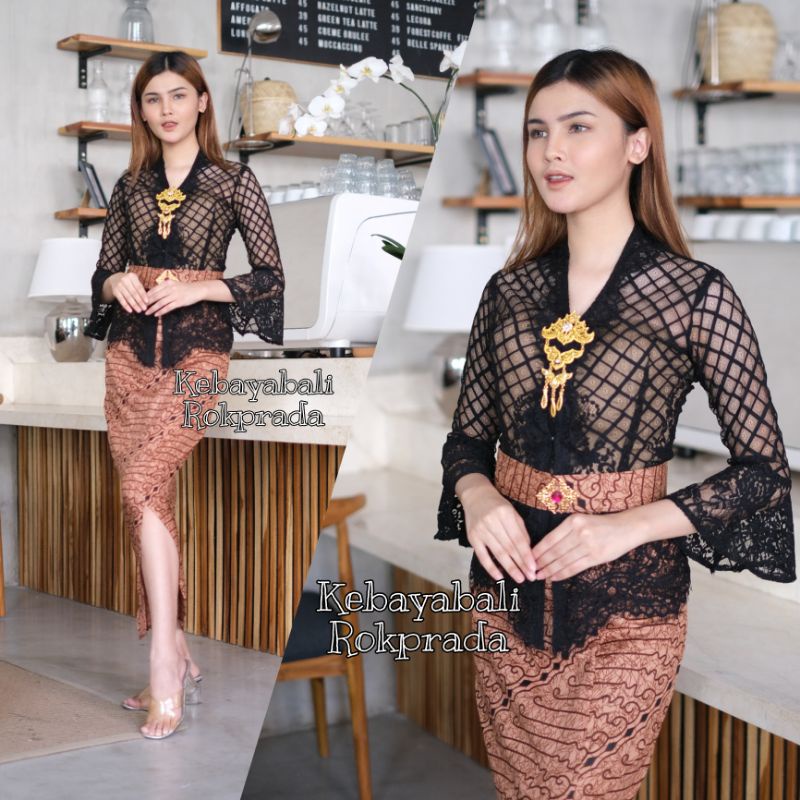 KEBAYA RUMBAI HITAM KEBAYA BALI KEBAYA JADI KEBAYA MURAH