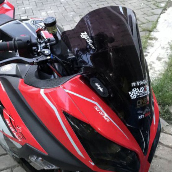 Mirror Blanking Cover Tutup Spion R&amp;G NINJA 250NEW R15V3 GSX R25 CBR NINJA 250FI UNIVERSAL