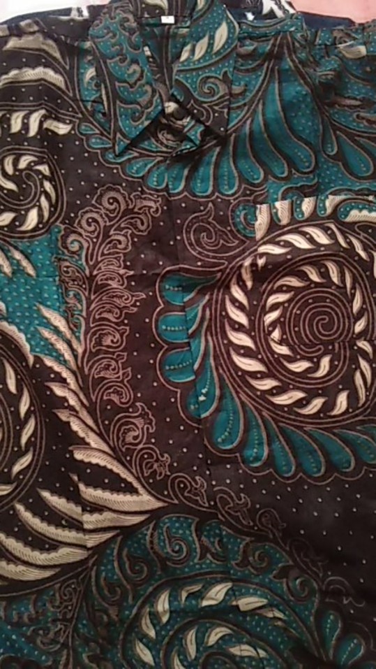 Kemeja Batik Pria Lengan Pendek Baju Batik Pria Batik Kantor Seragam Kerja Ukuran Reguler M.l.xl