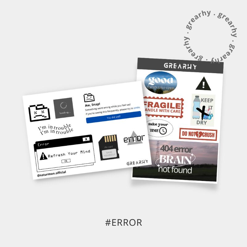 

Error stickers