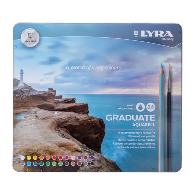 

LYRA Graduate Acquarell Metal Box 24 Colors