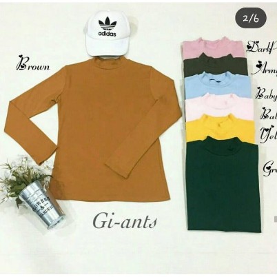 KOAS GI ANTS BASIC HIGH NECK LENGAN PANJANG