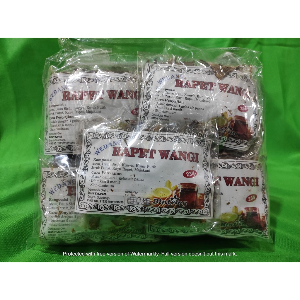 

WEDANG RAPET WANGI SIAP DISEDUH