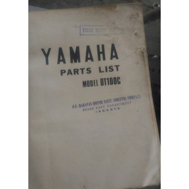 Buku part list dt100c