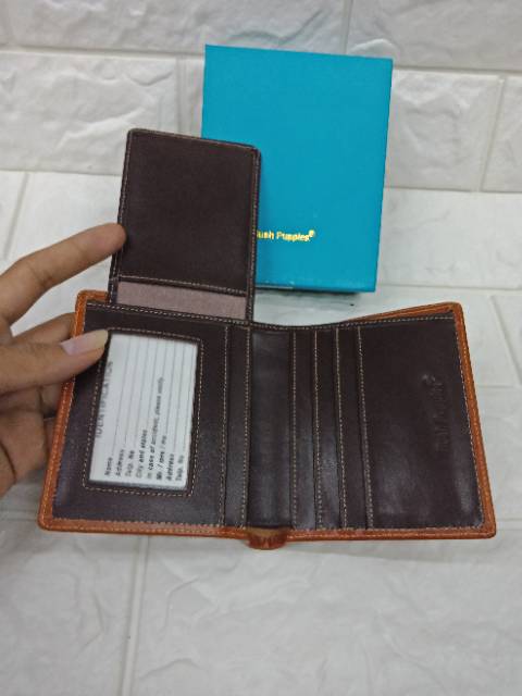 Dompet Pria Hush Puppies Brown Full Leather