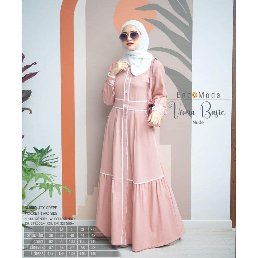 GAMIS ENDOMODA TERBARU / GAMIS VIONA BY ENDOMODA / GAMIS DEWASA TERBARU 2022 BY ENDOMODA 100% ORIGIN