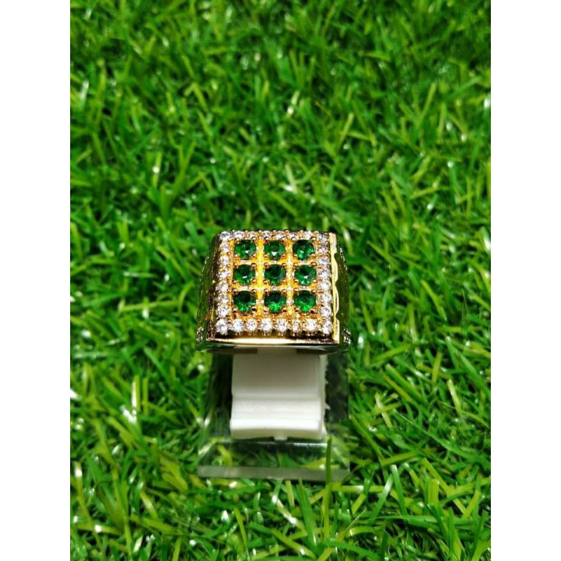 Batu green safir tabur 9 asli natural