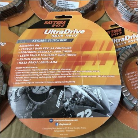 KAMPAS KOPLING RACING DAYTONA ORI CB150R 12-15,GLPRO,TIGER 5PCS