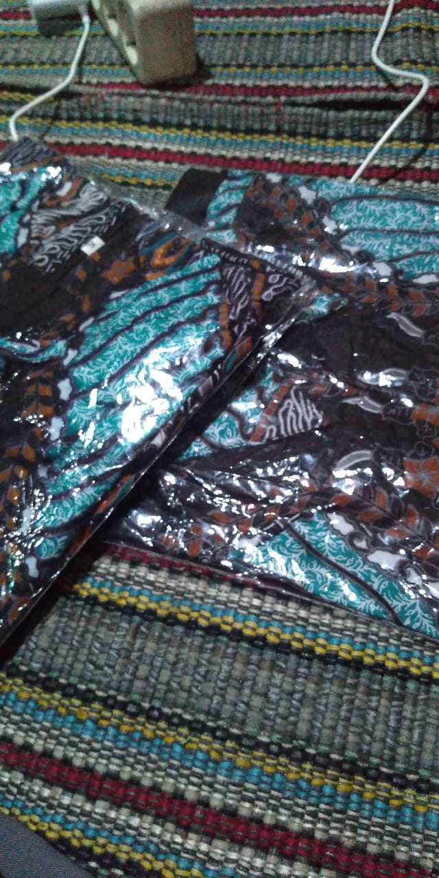 Couple Batik Anak Terbaru Dress Batik Anak Dan Kemeja Batik Lengan Pendek Anak 3-12 Tahun