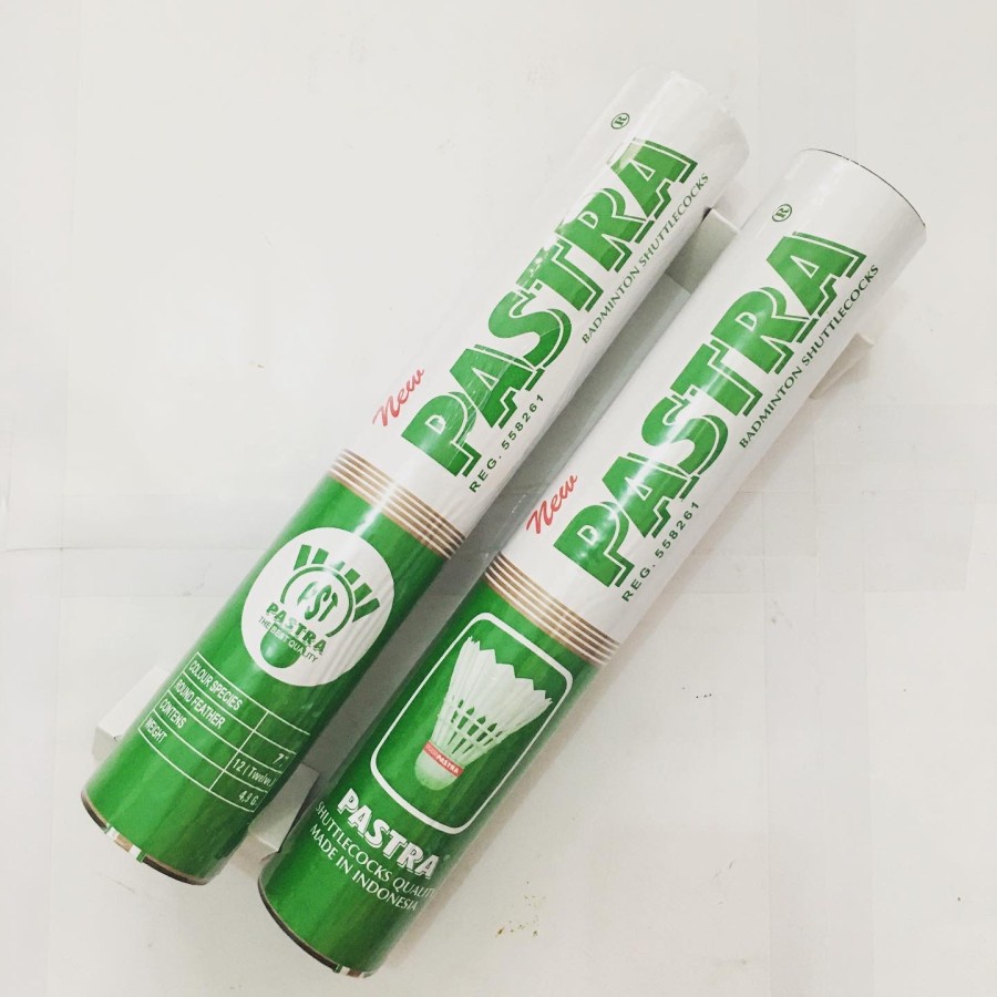 Cock kok badminton bulutangkis PASTRA HIJAU PUTIH / PASTRA HIJAU  MURAH shuttlecock original pastra 