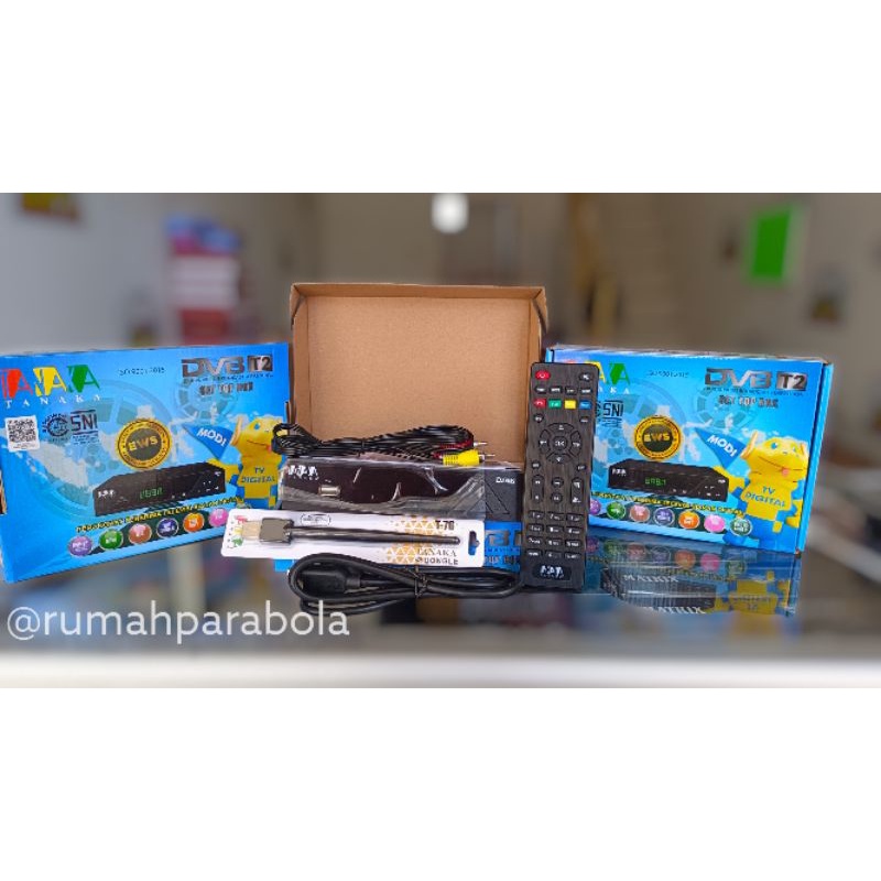 STB Tanaka body besi Receiver TV digital DVBT2 Murah