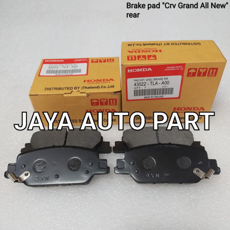BRAKE PAD / KAMPAS REM BLAKANG CRV GRAND ALL NEW 43022-TLA-A00