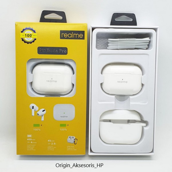 Realme Air Buds Pro With Case Wireless Earphone 5.0 Headset Bluetooth DC