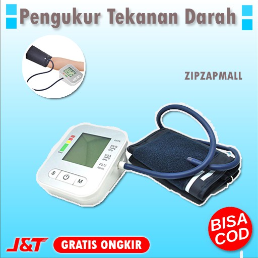 Alat Tensi Darah Digital Tensimeter Digital Pengukur Tekanan Darah Blood Pressure Murah Original