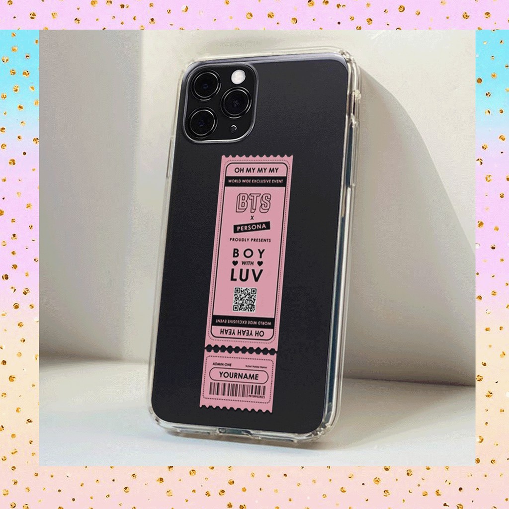 Case Casing BTS EXO NCT Ticket Murah iPhone Samsung Xiaomi Oppo