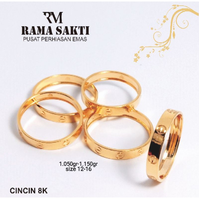 cincin cartier size 13