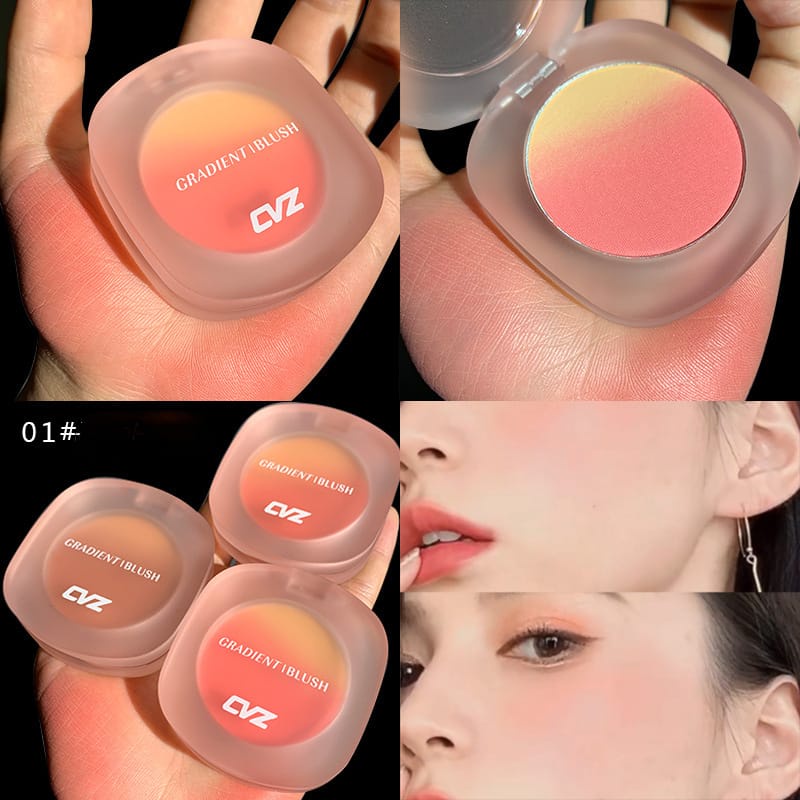 HARGA MURAH!!! REKOMENDASI Gradient Blush On CVZ dengan warna yang cantik/membuat pipi menjadi bersinar