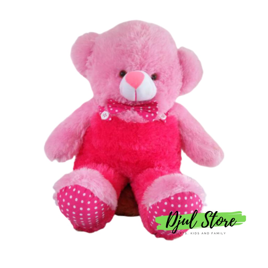 Boneka beruang rompi premium / boneka berjon / teddy bear jojon / boneka besar / boneka murah