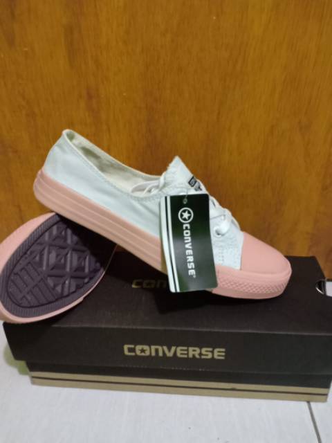 Sepatu converse allstar slip on tali +box